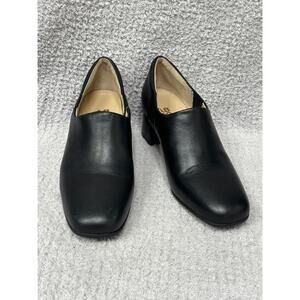 Abeo Women's Black Leather Avenue Slip On Shoes Size 7.5 NIB #66465